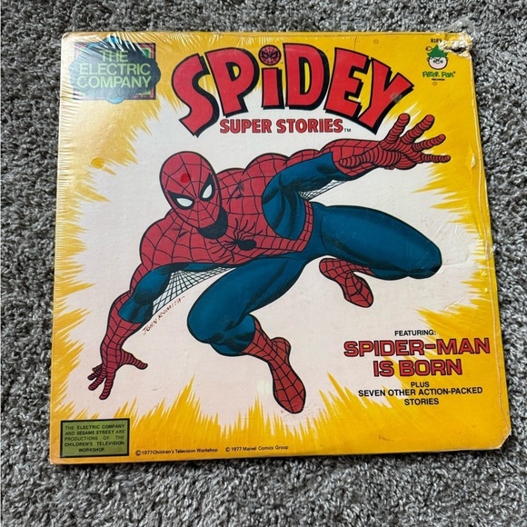 Spider Man Super Stories Record - Picture 1 of 3